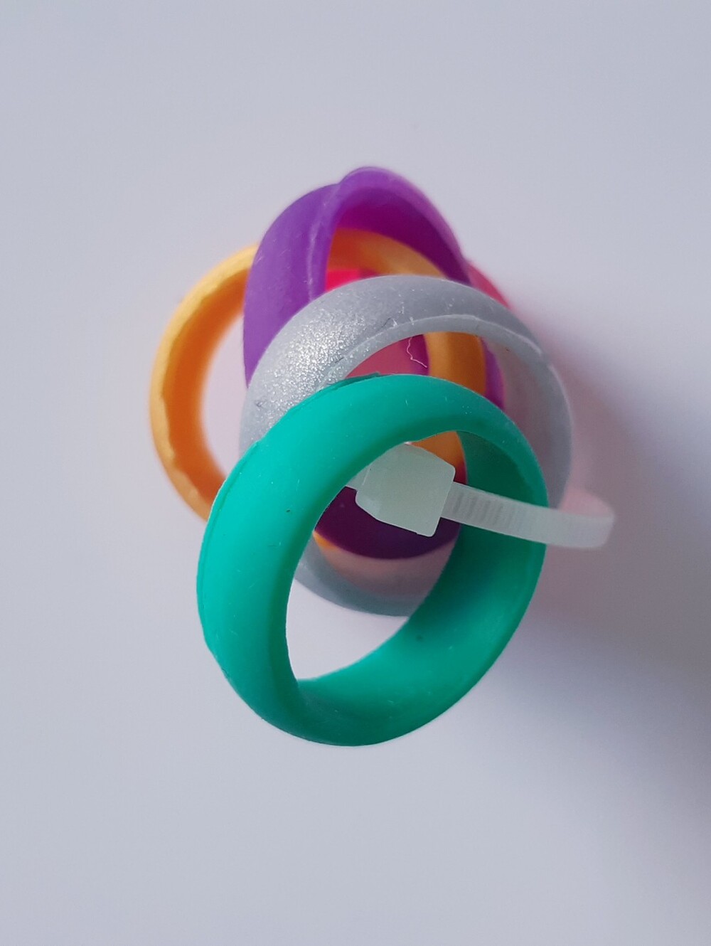 Stackable Silicone Rings - Picture 2 of 2